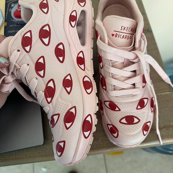Skechers x Ricardo Cavolo uno many eyes tennis shoes size 8 - Picture 1 of 7